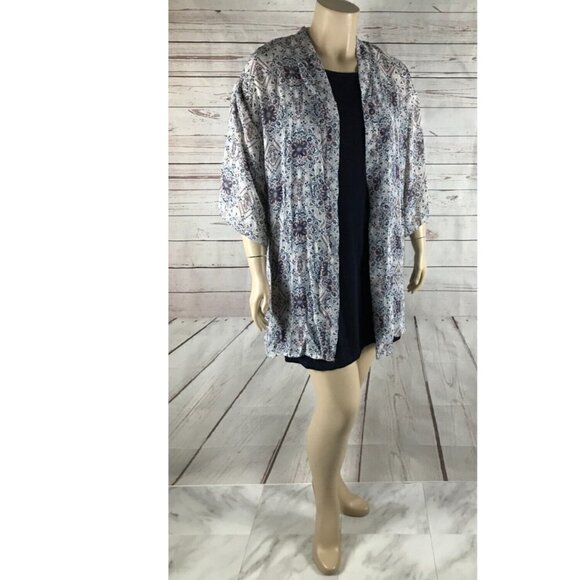 WALLFLOWER Sleeveless Kimono Dress NWT 1X - Picture 7 of 10